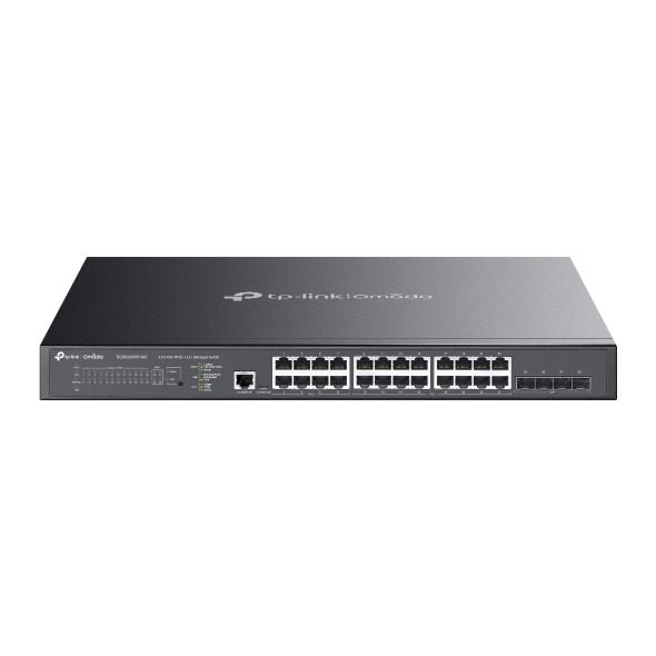 TP-Link SG3428XPP-M2 Omada 24-Port 2.5GBASE-T and 4-Port 10GE SFP+ L2+ Managed Switch with 16-Port PoE+  8-Port PoE++