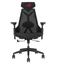 ASUS ROG Destrier Core SL400C Ergo Gaming Chair – Ergo, Mesh, Polyamide Nylon, 136kg load, 3D 360° armrests, 90°–125° tilt, 75mm PU casters