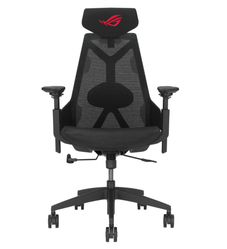ASUS ROG Destrier Core SL400C Ergo Gaming Chair – Ergo, Mesh, Polyamide Nylon, 136kg load, 3D 360° armrests, 90°–125° tilt, 75mm PU casters