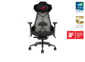 ASUS ROG Destrier Ergo Gaming Chair - Black, 150kg Load, 3D 360° Armrests, 90-135° Tilt, 7cm Lumbar, Aluminum Base, 75mm PU Casters, Class 4 Gas Lift