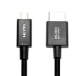 Oxhorn HDMI to Micro HDMI Cable 1.8m - 1.4v 19 (+1) pins A Male to D Male 34AWG, 100% copper wire, OD4.2mm RoHS