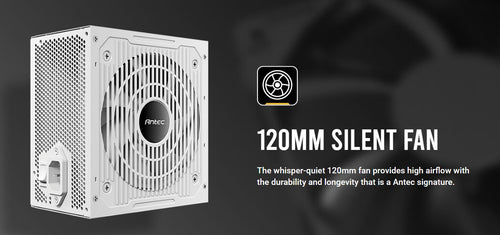 Antec Antec CSK750DC White 80+ Bronze 4x PCIE 5.1, Continuous Power, DC to DC, Flat Cables. CircuitShield, Thermal,Reliable V