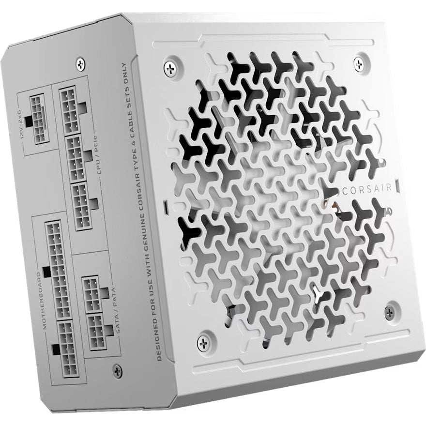 Corsair Corsair RMe Series™ RM850e - Fully Modular Low-Noise ATX Power Supply - White (AU), Cybenetics Gold, ATX12V 3.1, 2x P