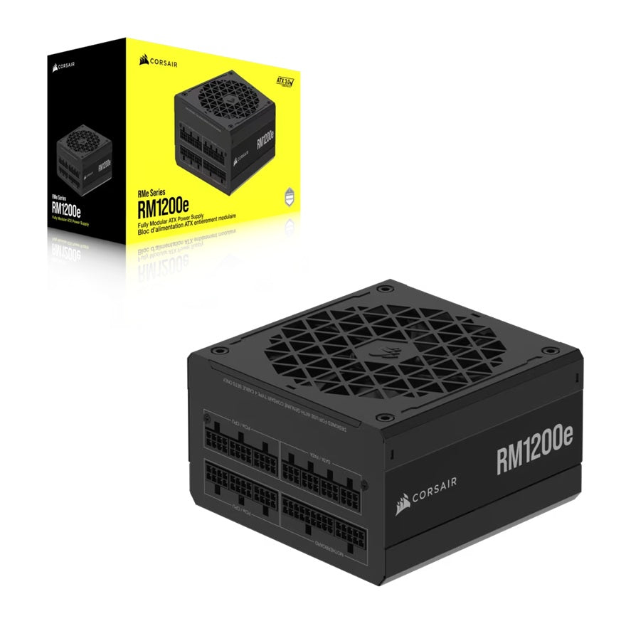 Corsair Corsair RMe Series™ RM1200e Fully Modular Low-Noise ATX Power Supply (AU), 80 PLUS Gold, ATX12V 3.0