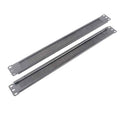 LDR 1U 19" Cable Management Brush Rail (Brush Panel) - Black Metal Construction
