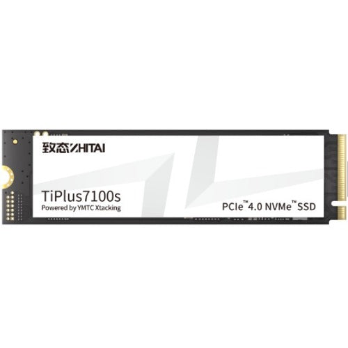 YMTC ZhiTai TiPlus7100s SSD 1TB M.2 2280 YMTC Xtacking 4.0  TLC Chip PCle Gen 4 X 4.0 NVMe 4.0 7400MB/s 6900MB/s R/W 600 TBW 5Y warranty