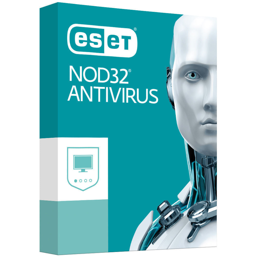 Eset ESET NOD32 Antivirus (Essential Protection) 3 Devices 1 Year - Includes 1x Physical Printed Download Card