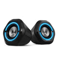 EDIFIER Edifier G1000 Gaming 2.0 Speakers System - Bluetooth V5.0/ USB Audio/ AUX Input/RGB 10 Light Effects/ 10W RMS Power -
