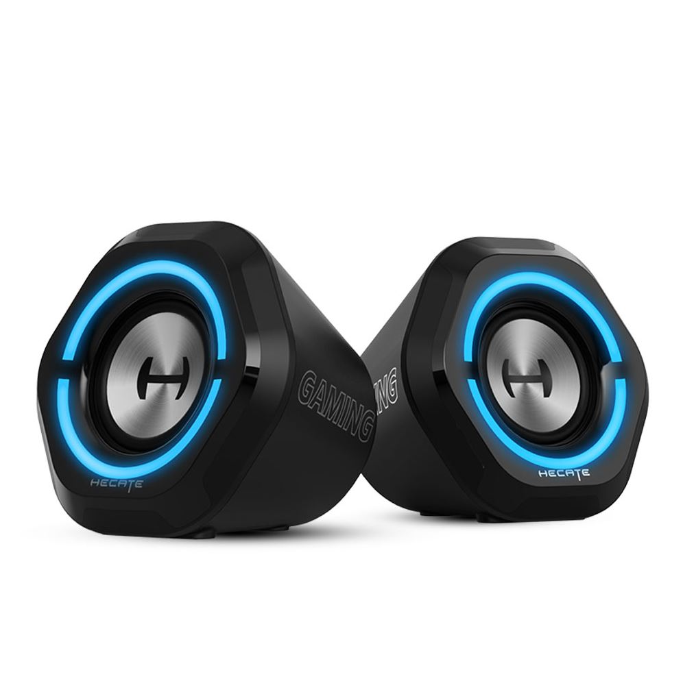 EDIFIER Edifier G1000 Gaming 2.0 Speakers System - Bluetooth V5.0/ USB Audio/ AUX Input/RGB 10 Light Effects/ 10W RMS Power -