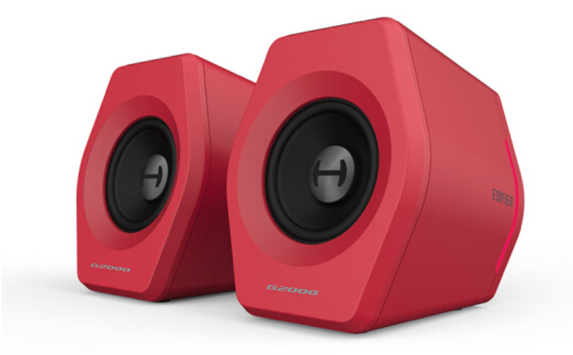 EDIFIER Edifier G2000 Gaming 2.0 Speakers System - Bluetooth V4.2/ USB Sound Card/ AUX Input/RGB 12 Light Effects/ 16W RMS Po