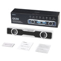 EDIFIER Edifier QS30 White GTM Deck Version 03 Computer / Tabletop Bluetooth Speaker 2.5W*2 (RMS) total output power Dual 2" 