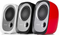 EDIFIER Edifier R12U USB Compact 2.0 Multimedia Speakers System (White) - 3.5mm AUX/USB/Ideal for Desktop,Laptop,Tablet or Ph