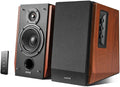 EDIFIER Edifier R1700BT Bluetooth Lifestyle Bookshelf Studio Speakers Brown - BT/Dual 3.5mm AUX/Limited Distortion DSP/DRC/Cl