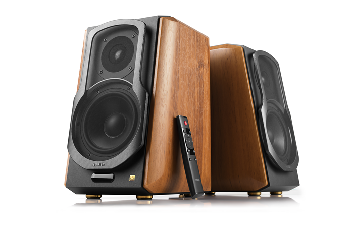 EDIFIER Edifier S1000MKII 2.0 Active Lifestyle Bookshelf Bluetooth Studio Speakers Brown
