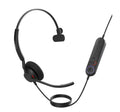 Jabra Engage 40 (Inline Link) MS Teams Mono USB-C/A Corded Headsets, Lightweight  sturdy, Double the mic, Busylight, Hearing Protection Audio Quality