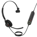 Jabra Engage 40 (Inline Link) UC Mono USB-C/A Corded Headsets, Lightweight  sturdy, Double the mic, Busylight, Hearing Protection Audio Quality