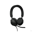 Jabra Evolve2 40 SE Wired USB-CA UC Stereo Headset, 360° BusyLight, Noise Isolationg Ear Cushions, 2Yr Warranty, Plug-and-play,3-Microphone Technology
