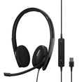 EPOS EPOS ADAPT 160T USB II On-ear, double-sided USB-A headset with in-line call control and foam earpads. Certified for Micr