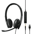 EPOS EPOS ADAPT 165T USB II On-ear, Wired, double-sided 3.5 mm jack Headset, Detachable USB cable with in-line call control