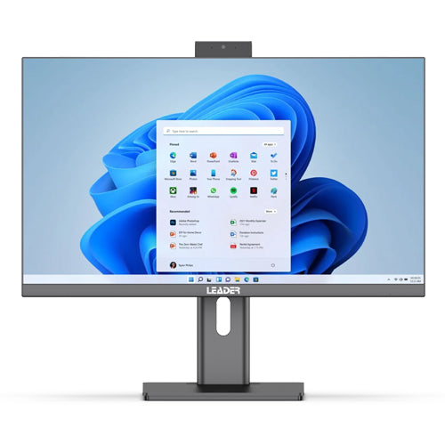 Leader Visionary AIO, 23.8" FHD, Intel i5-13420H, 16GB DDR4, 1TB NVMe SSD, Wi-Fi 6, 2M Camera, VESA, 1 Year Warranty, Windows 11 Home, Keyboard  Mous