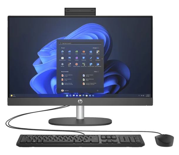 HP ProOne 245 G10 AIO 23.8"/24" FHD NT Intel i5-1334U 16GB 512GB SSD WIN 11 PRO Intel® Iris® Xᵉ Graphics WiFi6 Keyboard+Mouse 1Yr OS WTY Iron gray
