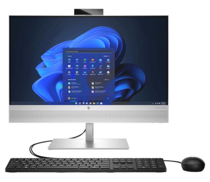 HP EliteOne 840 G9 AIO 23.8"/24" FHD Intel i7-14700 vPro 16GB DDR5 512GB SSD Windows 11 PRO Intel UHD GPU WIFI6E 5MP IR Webcam Keyboard Mouse 3YR wty