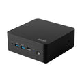 MSI Cubi NUC 1M-017BAU miniPC barebone, Black Intel Core 3-100U DDR5 2*M.2 2*HDMI 2*TBT 2*LAN Wifi6 Card Reader Switch Cable 3Y