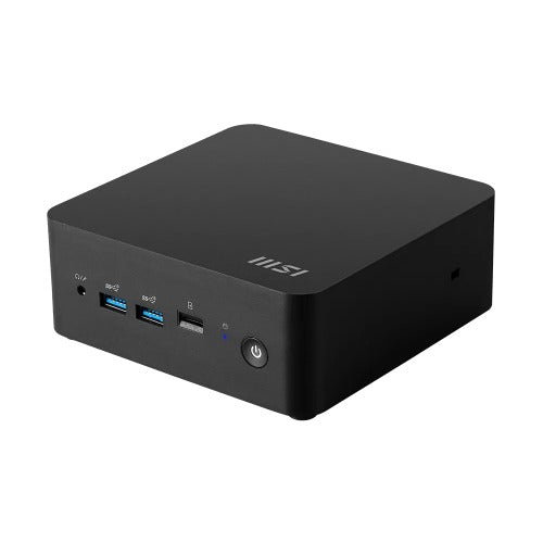 MSI Cubi NUC 1M-016BAU miniPC barebone, Black Intel Core 5-120U DDR5 2*M.2 2*HDMI *TBT 2 LAN/Wifi6E Card Reader Switch Cabl 3Y
