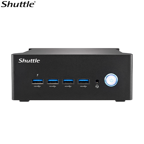 Shuttle NA10H7 Industrial Computer -AMD Ryzen R7-8845HS, 2x DDR5, 1x M.2 2280, 2x HDMI, 2x DP, 8x USB, 2x Realtek 2.5G LAN, 1x M.2 2230