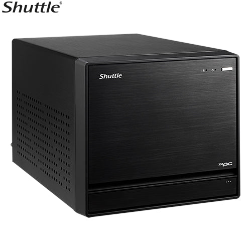 Shuttle SW580R8 XPC Cube 13L Barebone-Support Intel 11/10th Gen/ Xeon, 4xDDR4 ECC, 4xLAN, 2xM.2 2280, 4x3.5" HDD bay, PCIEx16  x4, 500W, HDMI, 2xDP