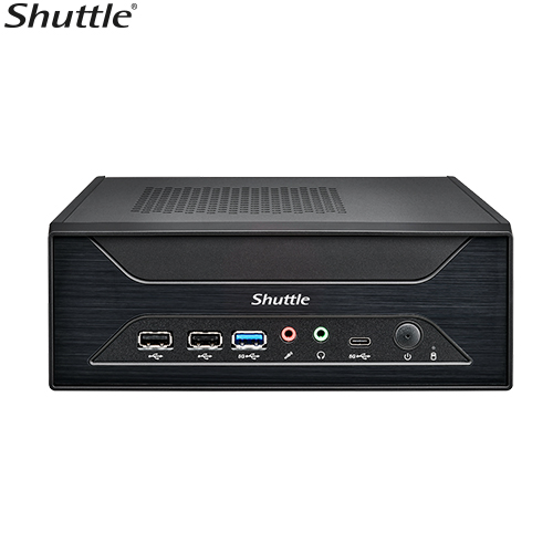 Shuttle XH810 XPC BareboneIntel ® 65W ARL-S Core Ultra 9/7/5 LGA1851, 3L, H810, 2x DDR5(max 96GB), 2x M.2 2280, 2x LAN, 3x COM, HDMI, DP,HDD/SSD, RAID