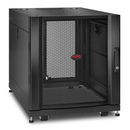 APC APC NetShelter SX, Server Rack Enclosure, 12U, Black, 658H x 600W x 900D mm