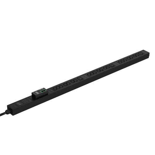 APC APC Easy Rack Metered PDU, 0U Vertical, 230V/16A 3P+N+PE Input, 3 Phase, 11kW,  3x IEC C19  21x IEC C13 Outlets