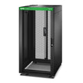 APC APC Easy Rack 22U 600mm x800mm, W/ Woof, Side Panel, Castors, Feet  4 Brackets, No Bottom, Black