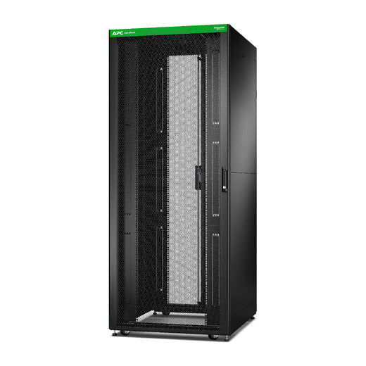 APC APC Easy Rack, 42U, Black, With Roof, Castors, Feet, 4 Brackets, and Side Panels, No Bottom, 1991H x 600W x 1000D mm