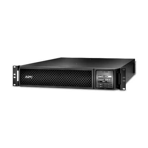 APC APC Smart-UPS On-Line, 3kVA, Rackmount 2U, 230V, 8x C13+2x C19 IEC outlets, Network Card, Extended runtime, W/ rail kit