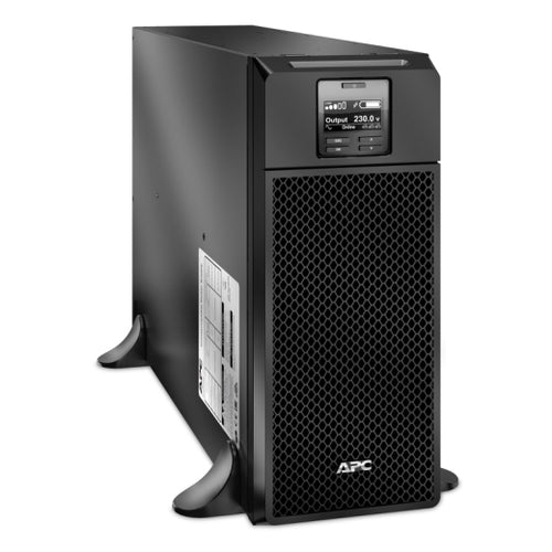 APC APC Smart-UPS On-Line, 6kVA/6kW, Tower, 230V, 6x C13+4x C19 IEC outlets, Network Card+SmartSlot, Extended runtime, W/O ra
