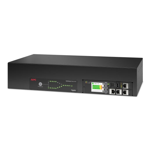 APC APC Netshelter Rack Automatic Transfer Switch, 2U, 32A, 230V, 2 IEC 309 IN, 16 C13, 2 C19 OUT, 50/60 Hz