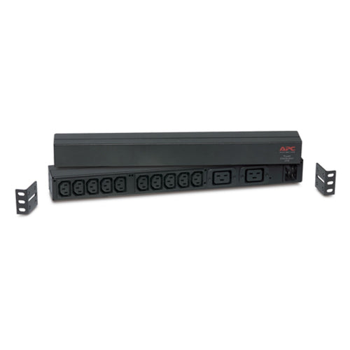 APC APC Basic Rack PDU, 1U, 230V/16A Input, 2x IEC C19  10x IEC C13 Outlets