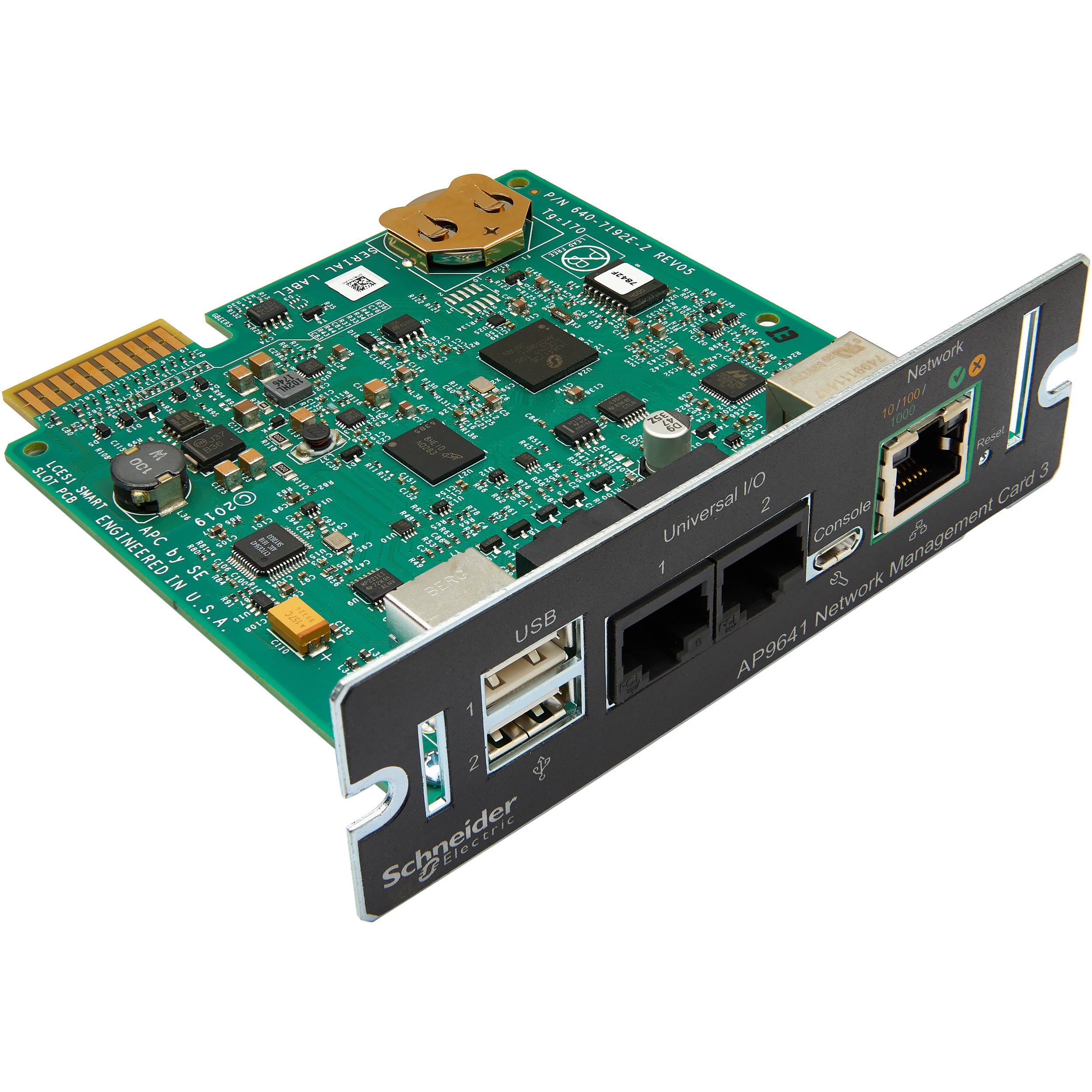 APC APC Network Management Card 3 With Environmental Monitoring, Suitable For Smart-UPS with a SmartSlot or SUM, SURTA, SURTD
