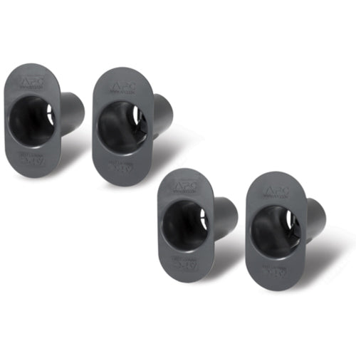 APC APC Netshelter Cable Management Spools, Vertical Cable Manager/Orgianiser, Set of 4, Black