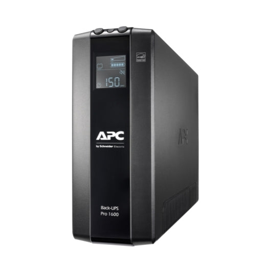 APC APC Back-UPS Pro 1600VA/960W Line Interactive UPS, Tower, 230V/10A Input, 8x IEC C13 Outlets, Lead Acid Battery, LCD, AVR