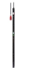 APC Easy Rack PDU, Switched Metered Outlet, 0U, 3 Phase, 22kW, 230V, 32A, (18) C13 and (6) C19 outlets, IEC60309 3P+N+PE inlet