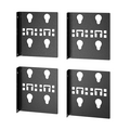 APC APC Easy Rack PDU Mounting Brackets, Double Width, 2 Pairs