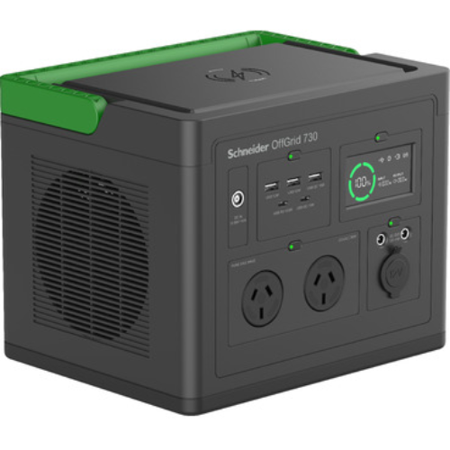 APC APC OffGrid Portable Power Station 730, 738Wh Lithium-ion, LCD, 2 AS3112 Australian outlets, Sinewave, 3 USB-A, 2 USB-C, 