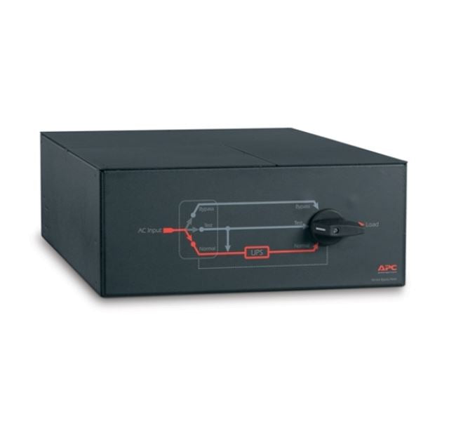 APC APC Service Bypass Panel, 4U RM, 230V/HW Input, 2x IEC C19  8x IEC C13 Output