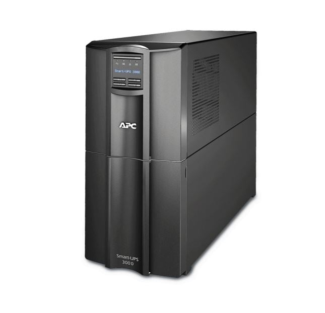 APC APC Smart-UPS 3000VA/2700W Line Interactive UPS,Tower,230V/16A Input,1x IEC C19  8x IEC C13 Outlets,Lead AcidBattery,Smar