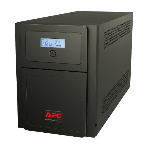 APC APC Easy UPS 1 Ph Line Interactive, 3kVA, Tower, 230V, 6 IEC C13 outlets, AVR, Intelligent Card Slot + Dry Contact, LCD