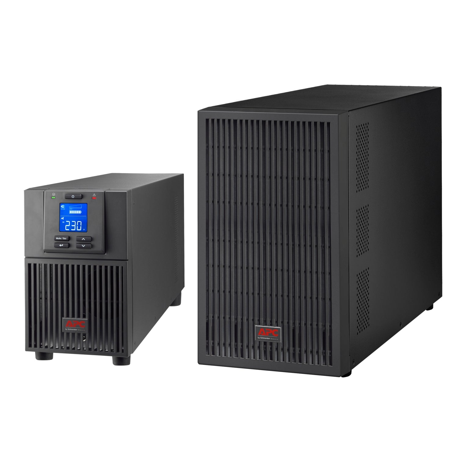 APC APC Easy UPS 3000VA/2400W Online UPS, Tower, 230V/16A Input, 1x IEC C19  6x IEC C13 Outlets, Lead Acid Battery, W/ Extend