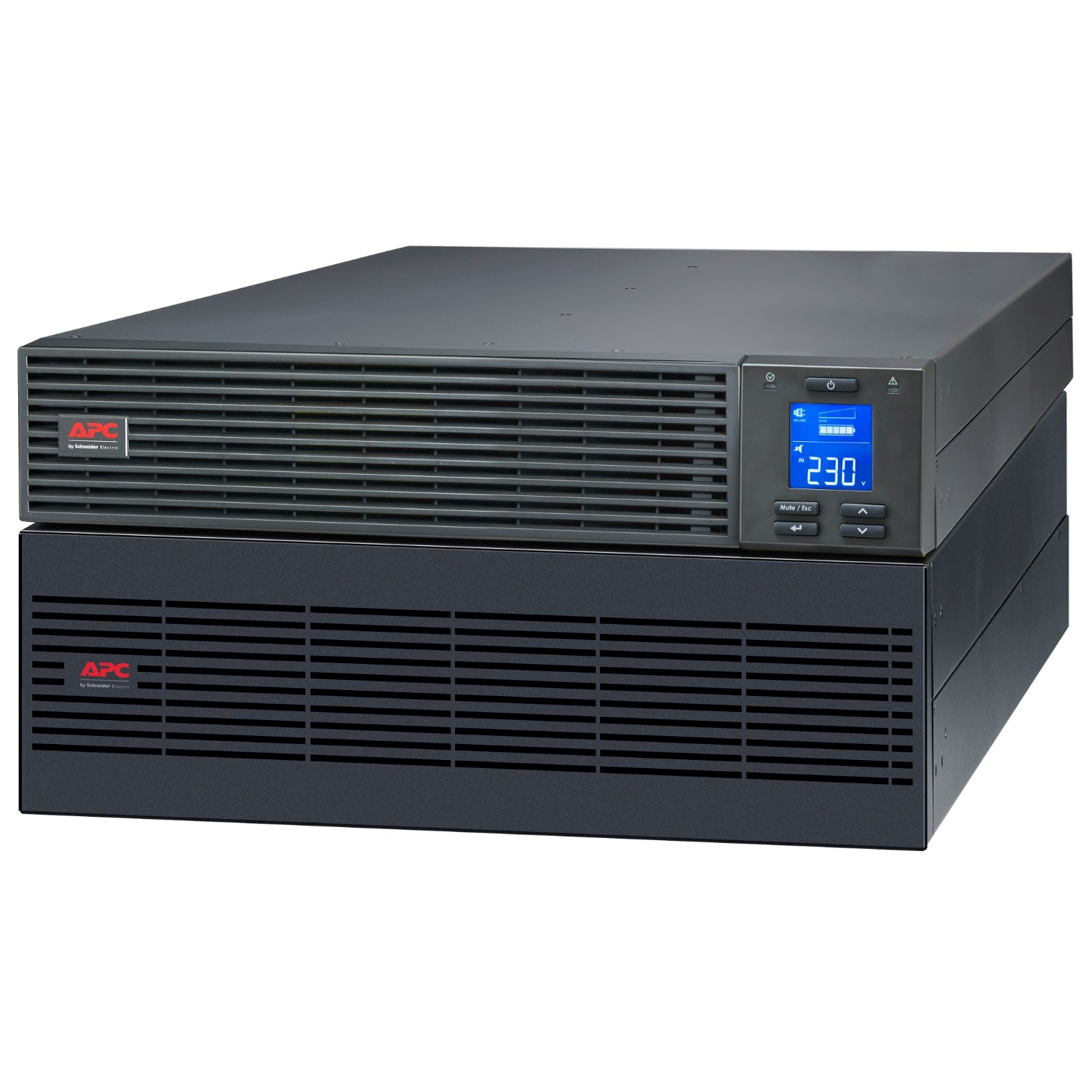 APC APC Easy UPS 6000VA/6000W Online UPS, 5U Rackmount, 230V/HW Input, 1x HW Outlets, Lead Acid Battery, W/ Battery Pack, W/ 